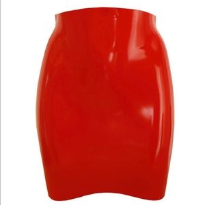 Sexy Latex Skirt